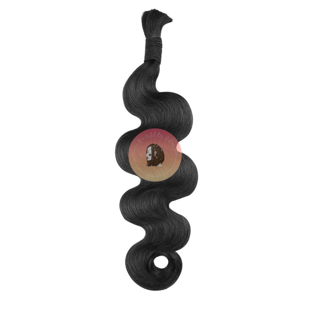 Virgin Natural Body Wave Braiding Human Hair Curls (18-26 Inch)