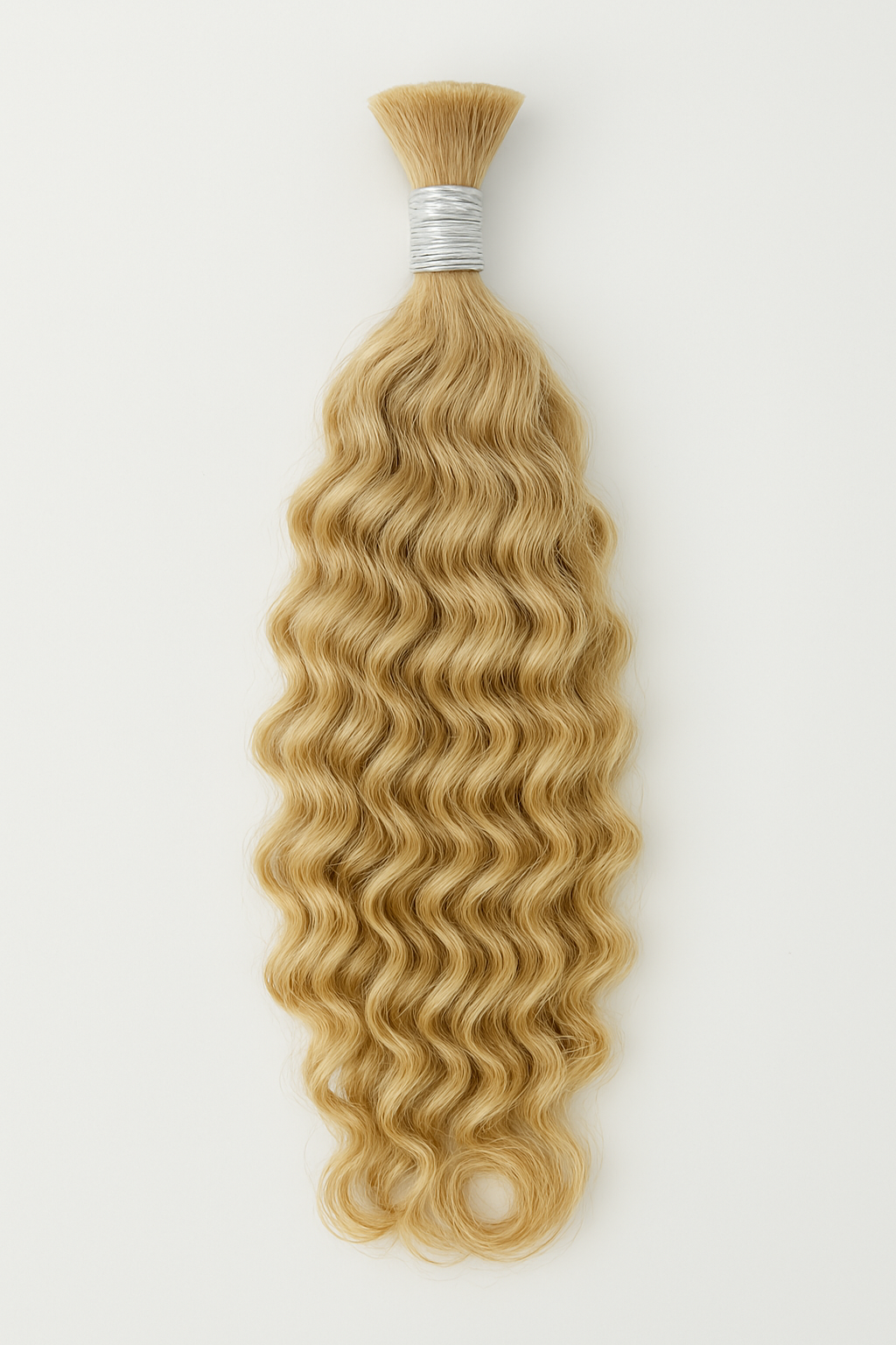 Virgin Natural Water Wave Braiding Human Hair Curls (18-26 Inch)