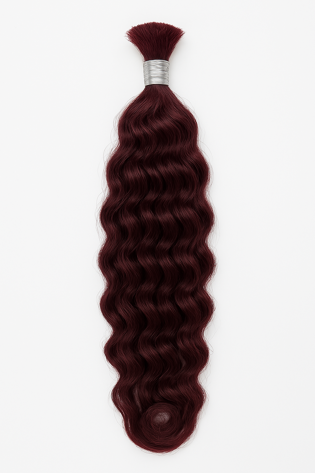 Virgin Natural Water Wave Braiding Human Hair Curls (18-26 Inch)