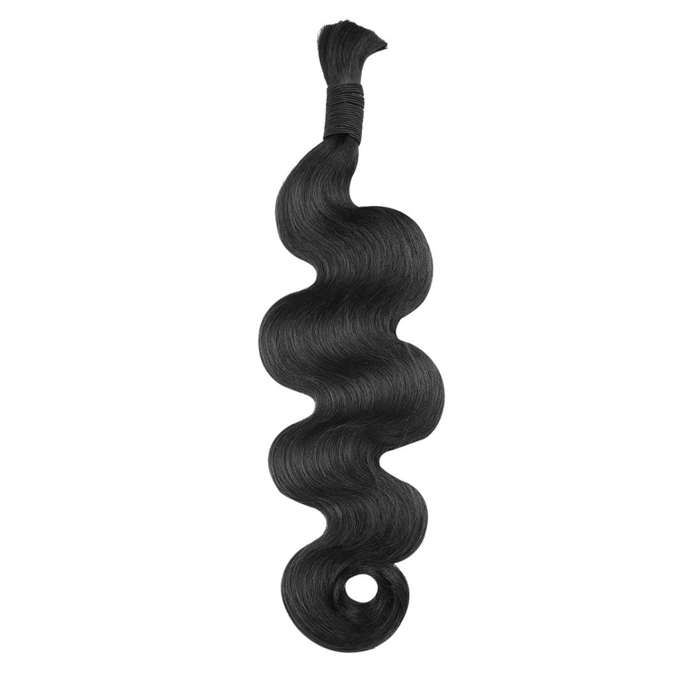 Virgin Natural Body Wave Braiding Human Hair Curls (18-26 Inch)