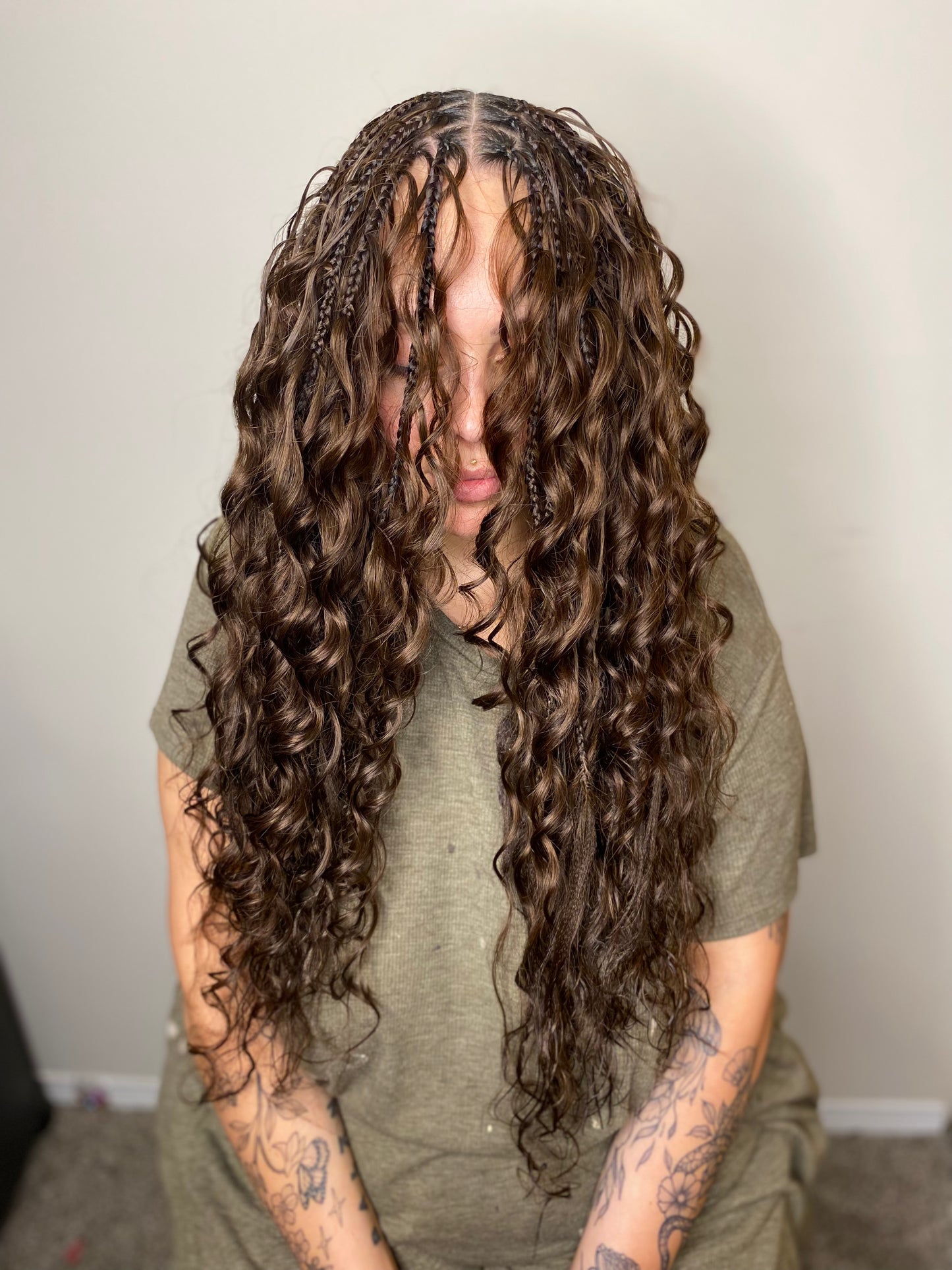 Virgin Natural LOOSE DEEP WAVE Braiding Human Hair Curls (18-26 Inch)